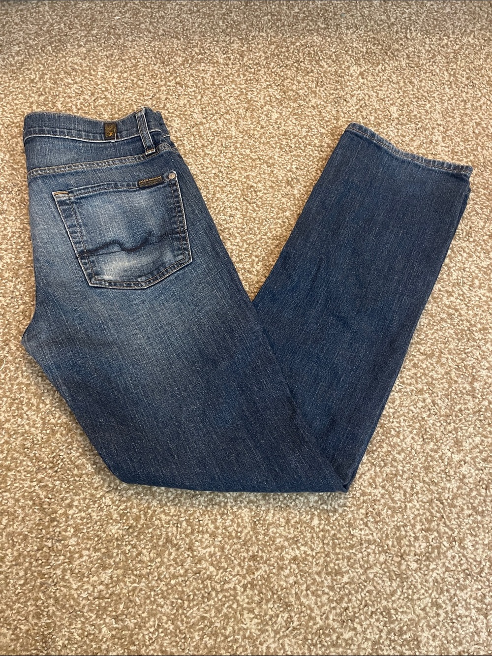 7 For All Mankind Men's Slimmy Slim Straight Jeans